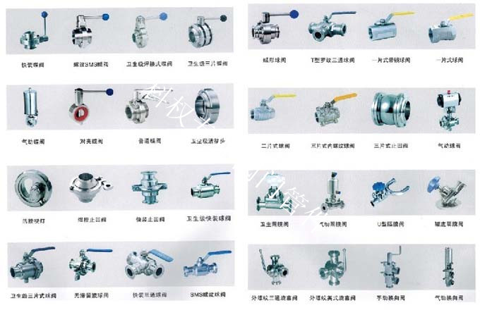 專業(yè)衛(wèi)生級(jí)閥門、球閥、蝶閥、止回閥、隔膜閥