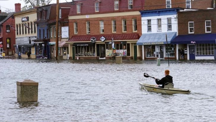 Flooding in Downtown Annapolis